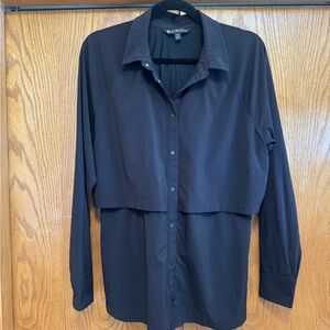 Athleta Advantage Cinch Top - Black - Size M (Style #533014)